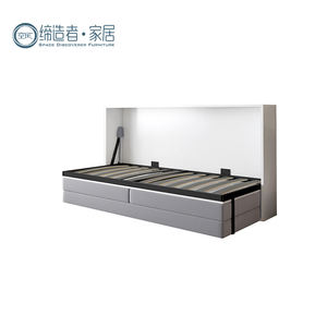 Quarto Do Escritório Cama De Mobiliário Inteligente Mecanismo Dobrável De Parede Moderna Cama De Parede Murphy Sofá Montado Na Parede Cama Escondida - Product Image 3