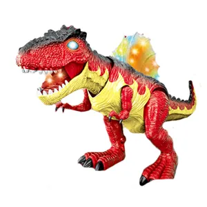 男の子のシミュレーションのための電気本物の恐竜のおもちゃ子供のための生卵スピノサウルスおもちゃ子供公園ジュラ紀の世界のおもちゃ