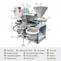 Presse à spirale manuelle commerciale pour huile de canola et de tournesol, fabriquée en Chine, pour la Tanzanie