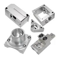 Pièces tournées en acier inoxydable et en alliage d'aluminium usinées par CNC, blocs de précision personnalisés