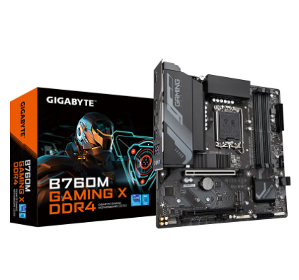 GIGABYTE B760M GAMING X DDR5 ATX Motherboard Intel 12/13/14 Gen CPU New Four Memory Channels SATA M.2 Ports 128GB Max RAM