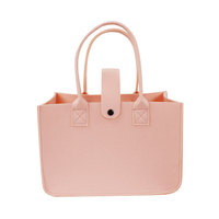 Sac en feutre personnalisé pour filles, sac de shopping, sac de voyage, sac portable pour enfants, mignon, tendance, écologique, avec poignée et bandoulière, cadeau quotidien