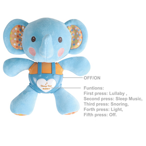 Juguete relajante de peluche para bebé, muñeco de animales bonitos con luz musical, juguete de peluche para <span class=keywords><strong>dormir</strong></span> cómodo para bebé para niño pequeño - Product Image 2