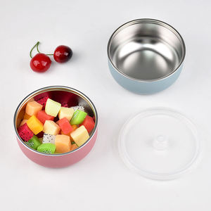 <span class=keywords><strong>Nuevo</strong></span> Plato de Silicona de Grado Alimenticio con Doble Oreja <span class=keywords><strong>para</strong></span> Bebés, Platos de Alimentación con Succión de Acero Inoxidable 304 con Cubierta de Silicona Extraíble - Product Image 6
