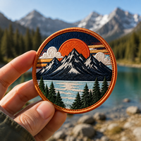 Patchs Personnalisés Brodés à Effet 3D Gonflé, Badges LOGO Thermocollants ou à Coudre pour Vêtements