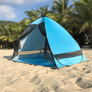 Carpa <span class=keywords><strong>de</strong></span> malla totalmente automática, instalación en 2 segundos, tela Oxford a prueba <span class=keywords><strong>de</strong></span> mosquitos, para 2 personas, para <span class=keywords><strong>las</strong></span> cuatro estaciones, no requiere instalación, sombrilla <span class=keywords><strong>de</strong></span> <span class=keywords><strong>playa</strong></span> - Product Image 3