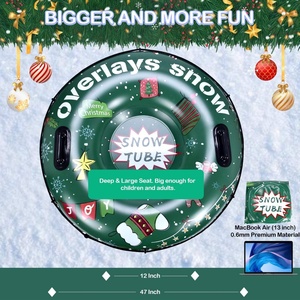 Toboggan gonflable commercial double en caoutchouc pour sports d'hiver - Product Image 2