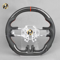 Volant en fibre de carbone LED Rpm pour Ford Mustang, volant Ecoboost Gt Shelby 2018 2019 2020 2021 2022 2023, stock USA