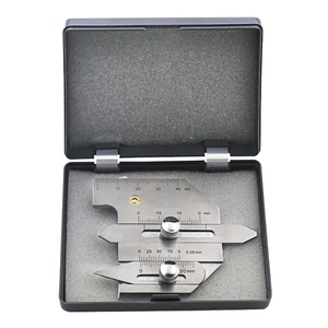 Calibre de soudure compact haute précision <span class=keywords><strong>pour</strong></span> la mesure de la hauteur des points de soudure, règle de soudure <span class=keywords><strong>pour</strong></span> l'inspection des joints métriques - Product Image 6