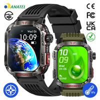Montre connectée de sport d'extérieur CE FCC ANATEL HT29 avec altimètre, pression atmosphérique et boussole, Relogio Inteligente, tracker de fitness, montre intelligente