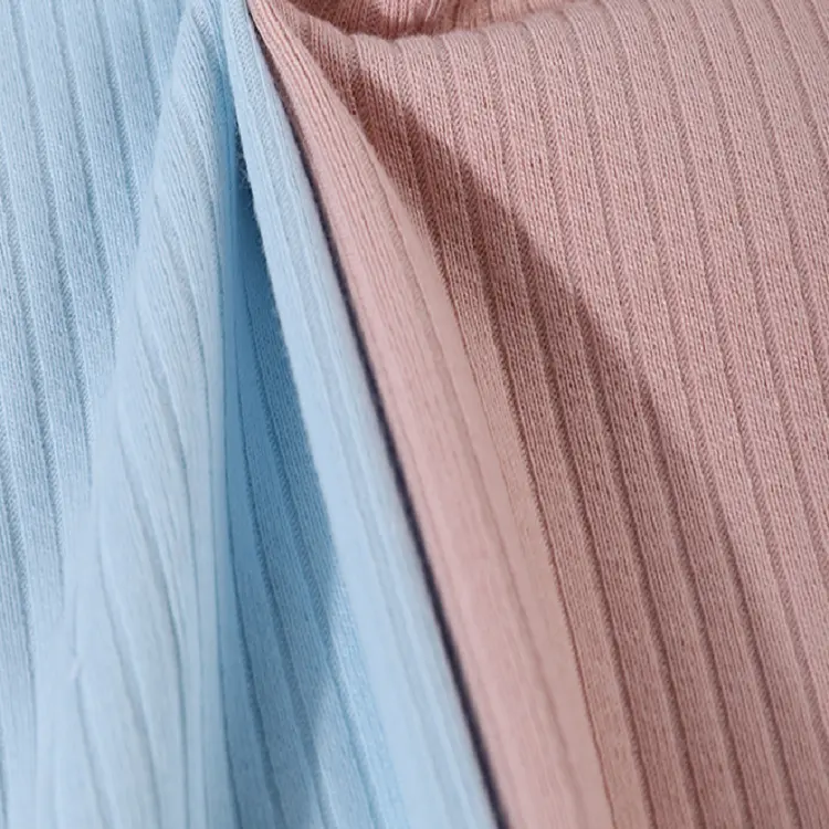 कस्टम विस्कोस/पॉलिएस्टर कपड़े 100% पॉलिएस्टर डबल बुनना काटने का निशानवाला रिब के लिए रंगे tricot ब्रश कपड़े tracksuit
