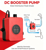 Bomba de Agua Inteligente con Control DC de 24V, Bomba de Presión de Agua Automática para Aumentar la Presión del Agua del Grifo del Hogar