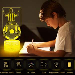 Lampe 3D en acrylique pour club de football, lampe de nuit LED pour le football, vente en gros - Product Image 5