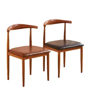 Deri sandalye sıcak satış restoran Cadeira Para Lanchonete ev mobilya yemek odası mobilyası Modern Tianjin 50 adet sandalye