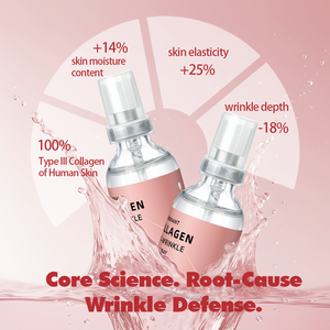 Acide hyaluronique de marque privée hydratant Anti-âge Anti-rides raffermissant au <span class=keywords><strong>collagène</strong></span> sérum éclaircissant et lissant - Product Image 2