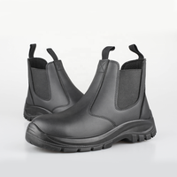 Chaussures de sécurité chinoises en vente chaude, chaussures de travail en cuir Chelsea S3 de bonne qualité, chaussures de sécurité industrielles pour hommes