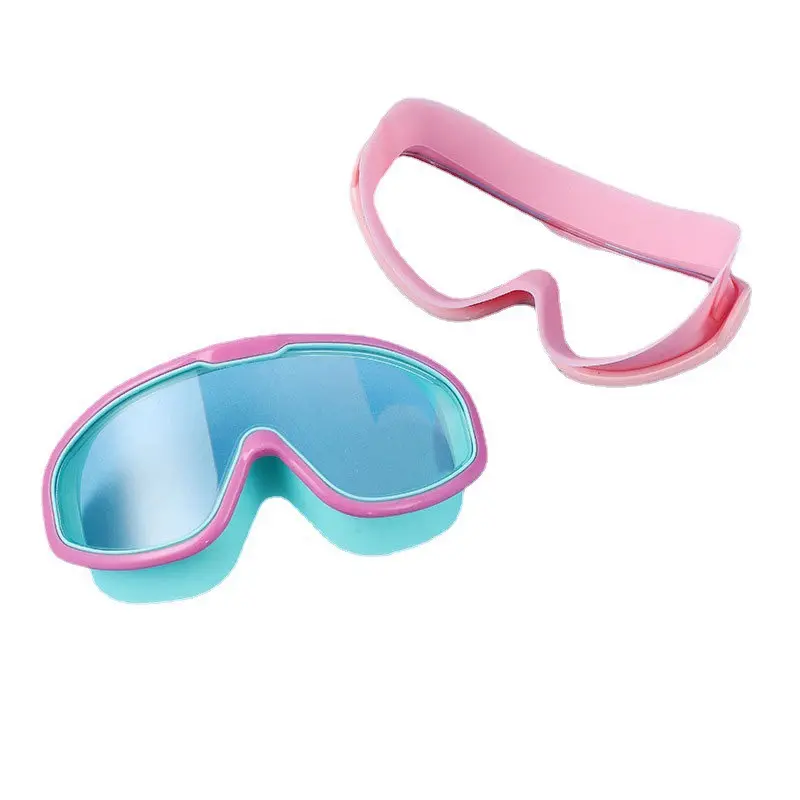 Vente directe du fabricant de lunettes de natation pour adultes lunettes de plongée imperméables et anti-buée lunettes de natation transparentes à grand cadre