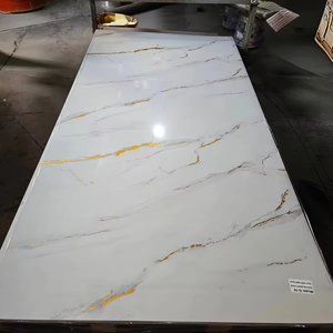 Plaque <span class=keywords><strong>PVC</strong></span> <span class=keywords><strong>Marbre</strong></span> Moderne Durable Ignifuge Anti-UV Imperméable à Motif Transfert Thermique, Performances Stables pour le Commerce Intérieur à Grande Échelle - Product Image 4