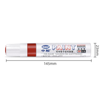 Marqueur permanent opaque à base d'huile SP518 pour extérieur, encre permanente avec pointe biseautée large pour diverses surfaces