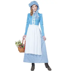 Pioneer Woman Prairie Pilgrim Olden Day Colonial Victorian Womens Costume