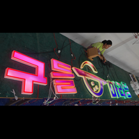 Lettres Xingdao en aluminium pour publicité d'intérieur personnalisée Logo LED ACryl pour décorations de barres de fête d'anniversaire pour magasins de vente au détail au bureau