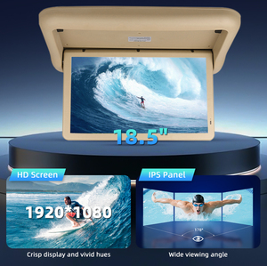 Écran publicitaire OEM à bas prix de 18,5 pouces, écran de divertissement motorisé inclinable pour toit, moniteur TV pour bus, autocar, MPV - Product Image 5