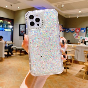 Custodia in Glitter luminoso lucido 3 in 1 per Xiaomi <span class=keywords><strong>Redmi</strong></span> 9A 9C 10A Note <span class=keywords><strong>11s</strong></span> Pro di lusso con custodia protettiva per ragazze - Product Image 3