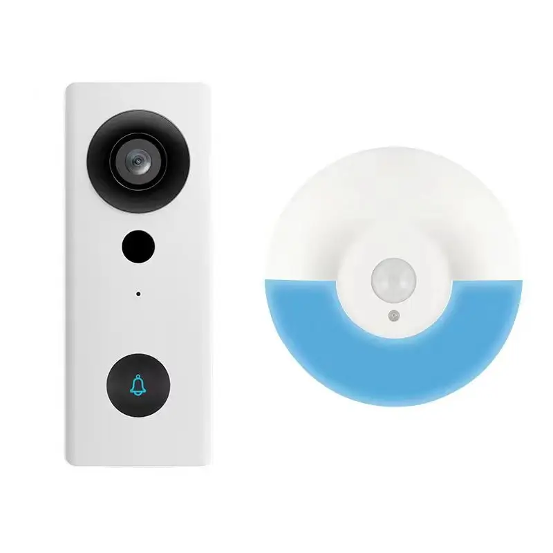 Campanello WiFi cablato videocitofono intelligente campanello 1080P HD Camera Home Audio bidirezionale sicurezza campanello di benvenuto per esterno