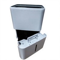 Déshumidificateur électronique portable 40L 530W avec réfrigérant R290, contrôle WiFi, dégivrage automatique, verrouillage enfant, minuterie, réservoir d'eau amovible