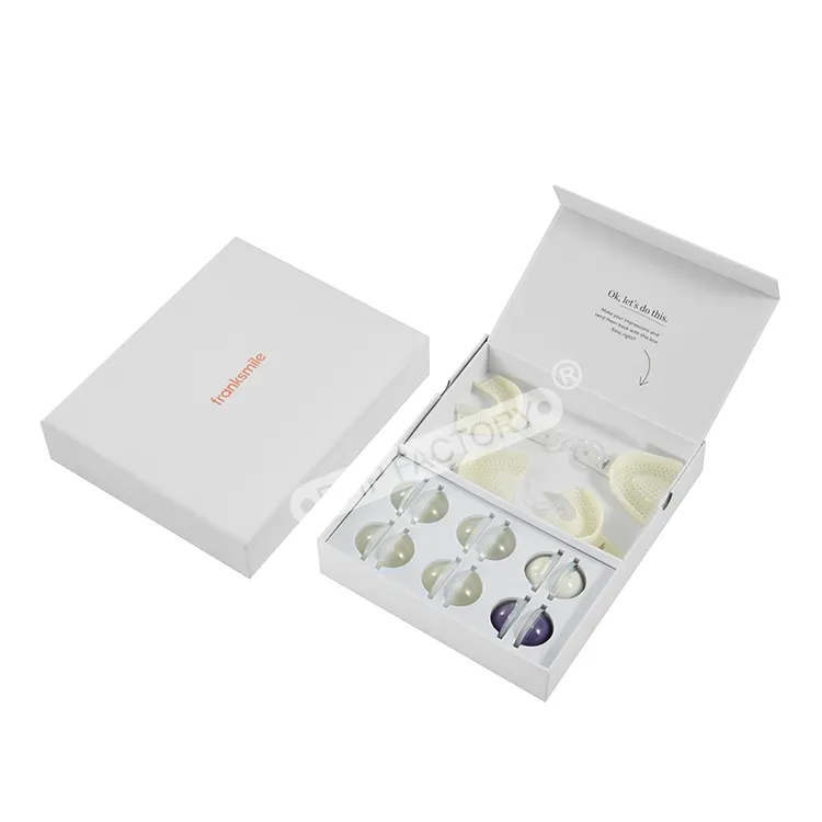 Custom Paper Home Use Teeth Care Treatment Box Gifts Set Dental Silicone Putty Impression Tray Kit Packaging Box