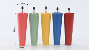 Pieds de rechange en plastique Monsoo, accessoires de meubles OEM de qualité supérieure pour canapé et salon, fabriqués en Chine - Product Image 3