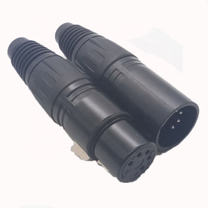 Conector macho XLR de 5 pines de alta calidad, conector de audio crast xlr, cannon connect - Product Image 2