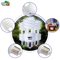 Lucky Reptile 26W UVB 10.0 Lampe UVB fluorescente compacte 100 150 200 avec plastique et verre