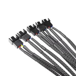 CPU Cooling Fan 1 to 5 <strong>IDE</strong> Molex 4 Pin to 5 Road PWM Fan Hub 4Pin 3Pin Splitter Cable 30CM for ATX Computer Power Supply - Product Image 5