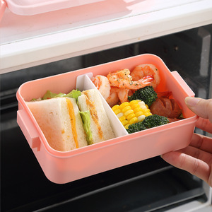 Boîte <span class=keywords><strong>à</strong></span> lunch mignonne de style dessin animé avec gourde en plastique, compatible micro-ondes, portable et hermétique, idéale pour la rentrée scolaire - Product Image 6