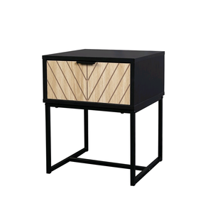 Combohome <span class=keywords><strong>Bali</strong></span> Coastal Mesa de consola moderna con 2 cajones de madera natural, mesa de consola de muebles negros - Product Image 6