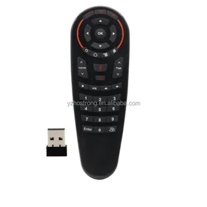 Contrôleur mi G30S intelligente, 2.4GHz, 33 touches, fonction d'apprentissage à infrarouge, avec contrôleur flexible gyro USB, adapté aux box de TV