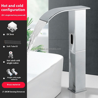 Robinet de douche électronique à capteur infrarouge automatique, à économie d'eau, à montage sur plan
