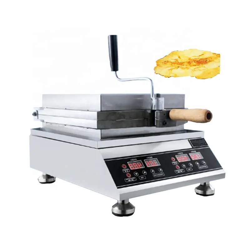 آلة Senbei لفك وربط الأرز بأطباق من الألومنيوم السميك ذات الكفاءة العالية، آلة خبز بالبخار لصنع الكعك المصنوع من الأغذية البحرية والحشائش