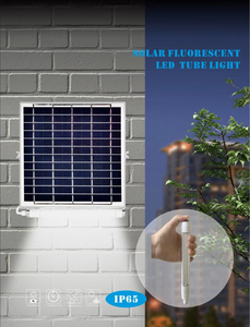 Lámpara de <span class=keywords><strong>Tubo</strong></span> Fluorescente de Nuevo Diseño con Panel y Sensor de Movimiento para Jardín, Lámpara <span class=keywords><strong>Solar</strong></span> de <span class=keywords><strong>Tubo</strong></span> para Exteriores del Hogar, <span class=keywords><strong>Precio</strong></span> de Fábrica - Product Image 3