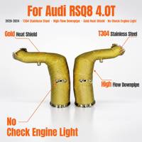 Tubo de Escape de Alto Flujo de Acero Inoxidable de 200 Celdas para Audi RSQ8 4.0T 2020-2024, Mejora de Potencia para Carreras