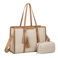 Sac à ordinateur LOVEVOOK, design luxueux et tendance, avec pochette assortie pour femmes, grande capacité, pour le bureau, les infirmières, l'école, sac à main pour ordinateur portable