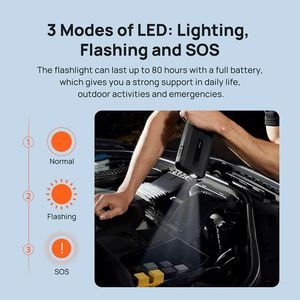 <span class=keywords><strong>70mai</strong></span> Max PS06 เครื่องช่วยสตาร์ทรถยนต์ฉุกเฉิน 18000mah 450A/1000A/12V อุปกรณ์ฉุกเฉินพลาสติก - Product Image 4