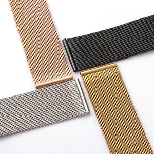 18mm 20mm 22mm Milanese cinturino con fibbia per <span class=keywords><strong>huawei</strong></span> GT4 GT5 cinturino regolabile in acciaio inossidabile - Product Image 5