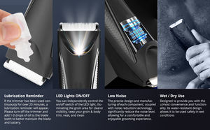 Afeitadora íntima para hombres <span class=keywords><strong>de</strong></span> alta calidad con cuchilla <span class=keywords><strong>de</strong></span> cerámica, <span class=keywords><strong>de</strong></span> pelo <span class=keywords><strong>de</strong></span> recortadores área sensible, peluquero corporal en idioma alemán - Product Image 6