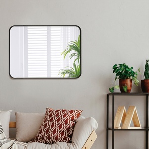Espejo de Pared Rectangular Grande y Moderno Personalizado, con Marco de Aluminio Dorado, Espejo de Cuerpo Entero para Sala de Estar - Product Image 6