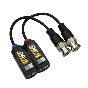 ตัวส่งสัญญาณวิดีโอ 4K HD 8MP แบบ Balun สำหรับกล้องวงจรปิด ใช้สายโคแอกเชียลแบบคู่บิด พร้อมหัวต่อ Balun อุปกรณ์เสริมสำหรับการเฝ้าระวัง - Product Image 5