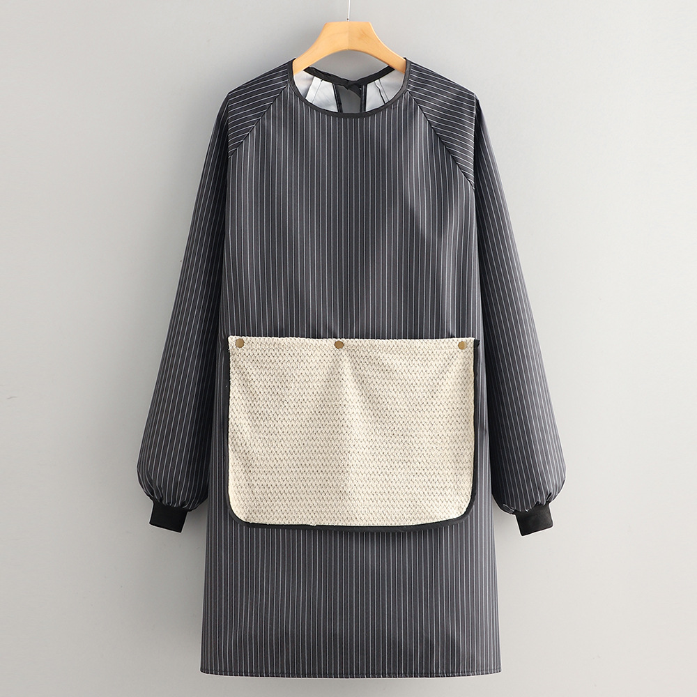 Blouse rayée - noir