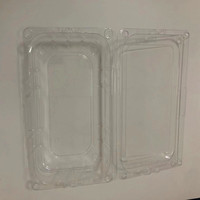 Boîte blister d'expédition de plantes vivantes en plastique jetables CPET Emballage à clapet pour plantes