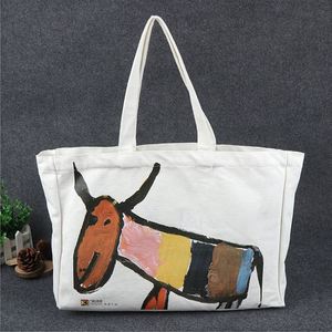 Sac de shopping en toile décontracté avec bandoulière, personnalisé pour un usage quotidien, portable et pratique - Product Image 4